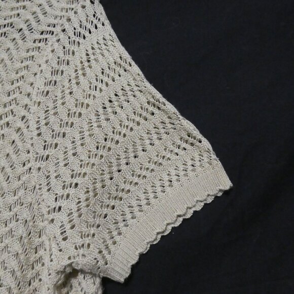 JASON MAXWELL | large | Short Sleeve Open Knit Cardigan - Picture 12 of 16